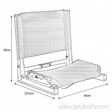 Folding Portable Stadium Bleacher Cushion Chair Durable Padded Seat With Back 569881250